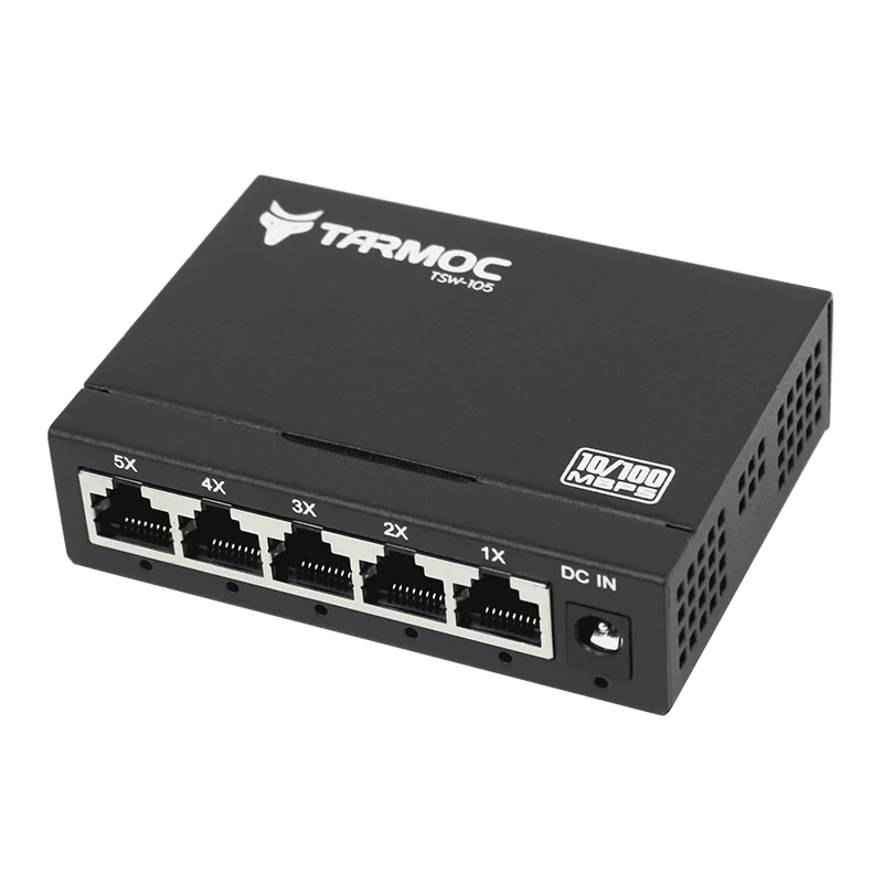 

Tarmoc 5 Port 10/100Mbps Switch with steel casing TSW-105