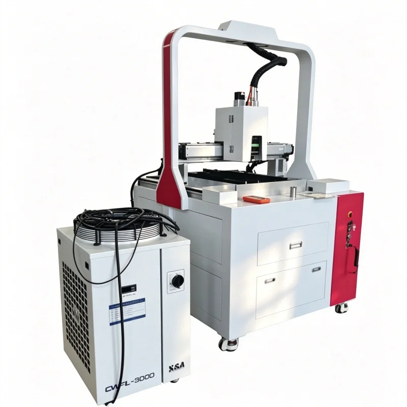Good Price AKJ6060 Small Size 600*600MM Fiber Laser Cutting Machine for Carbon Steel Aluminum Copper Processing