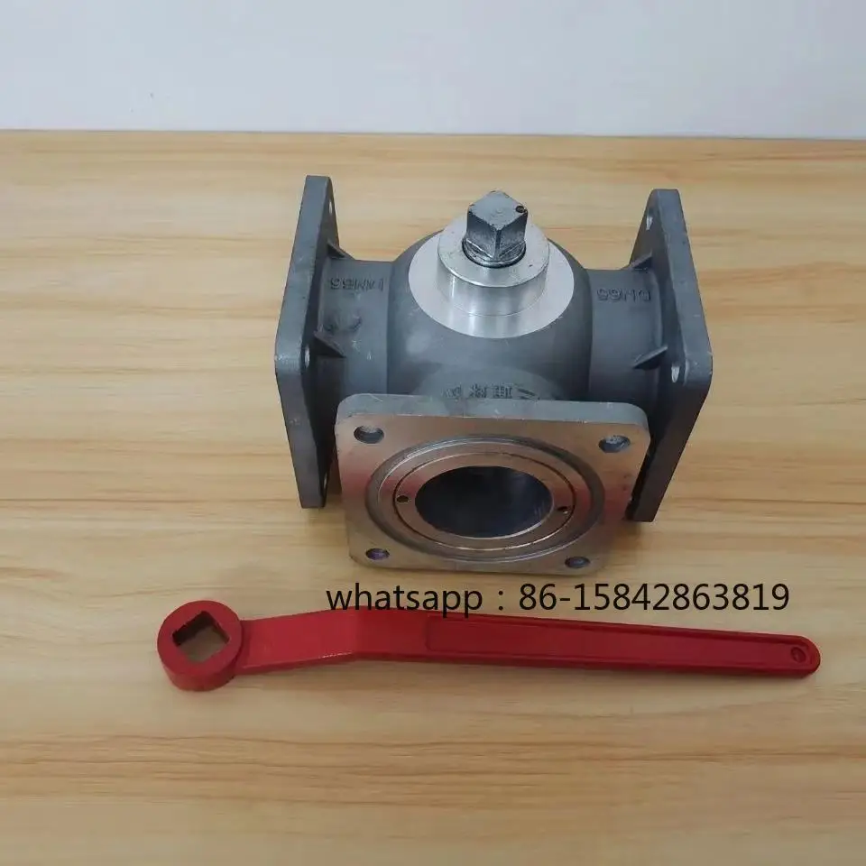 Sprinkler Ball Valve Oil Tanker Four-position Three-way Ball Valve Aluminum Alloy Flanged Ball Valve DN65