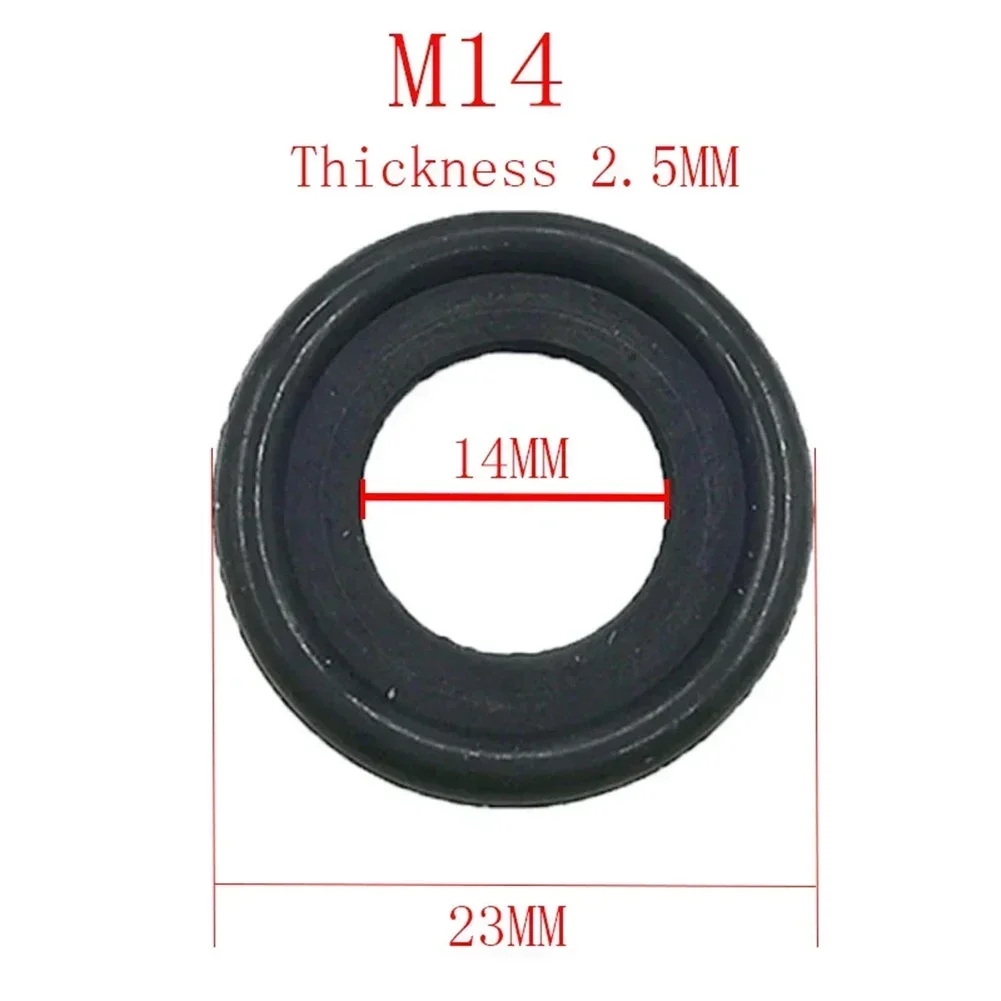 10pcs Universal Car Engine Oil Drain Plug Gaskets 12616850 For Ford For Mazda For-Citroen For Fiat For-Peugeot For Volvo