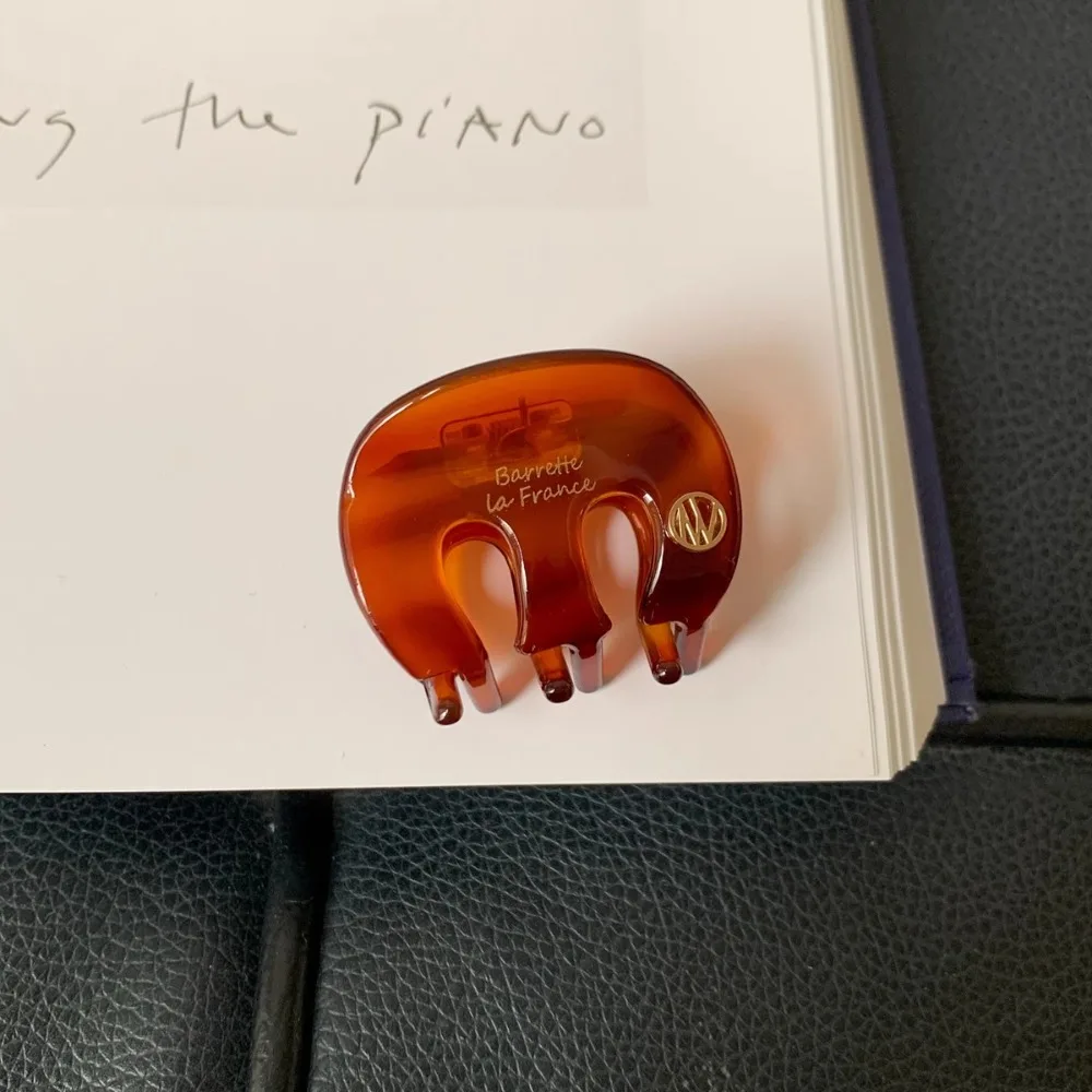 

Модная уксусная кислота, ацетатный коготь для волос, яркий цвет, головной убор, заколка для волос с буквенным принтом, милая заколка для волос для девочек