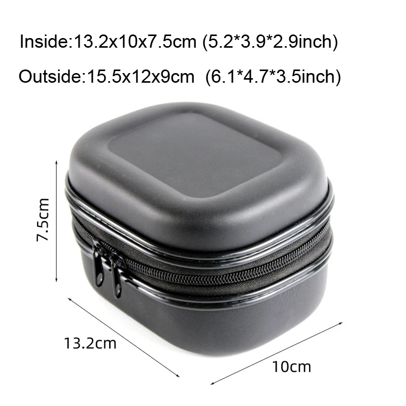 Fishing Reel Case Water Droplet Spinning Wheel Drum Hard Raft Wheel Lure Bag Fishing Wheel Protection Box Accessory Storage Bag