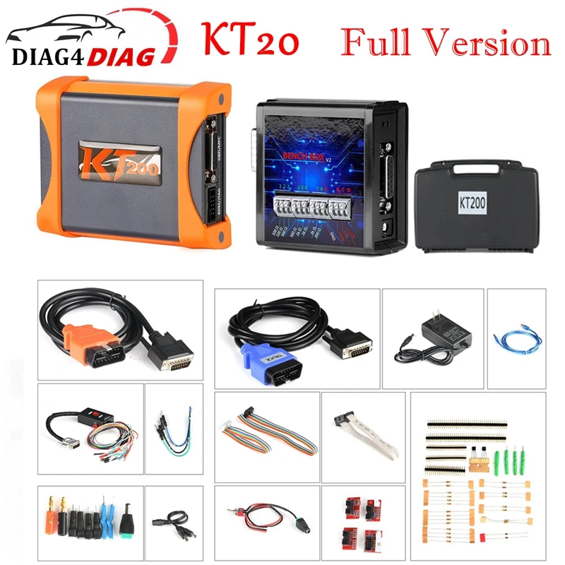 KT200 Full Version KT200 ECU Programmer Code Removal Tool Read and Write Multiple Protocols Maintenance VR File Free Damos