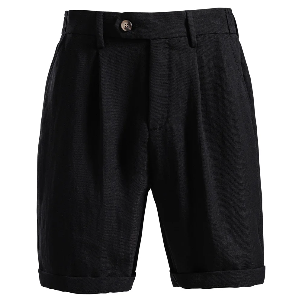 Summer New Style Business Casual Cotton Short Pants - Old Money Style Stretch Waist Men's Five-Pair Pants - ST0020