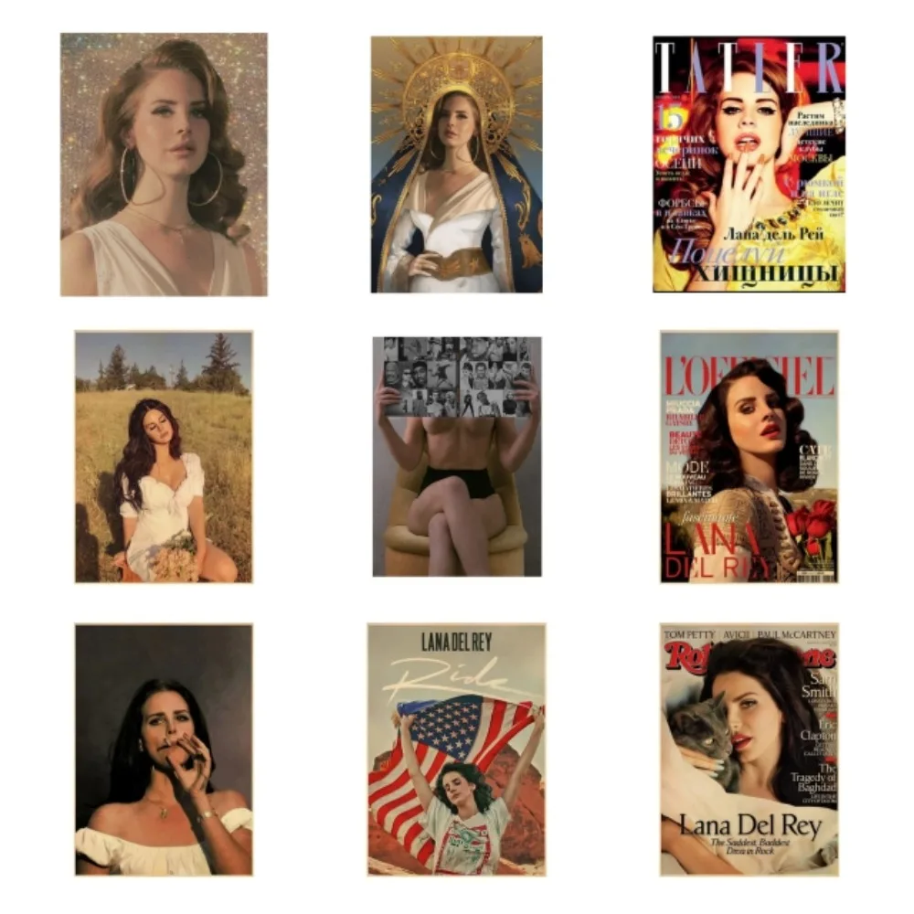 Sexy Girl Celebrity Classic Magazine Retro Canvas Painting Black and White Posters Living Room Bedroom Decor Portrait Pictures