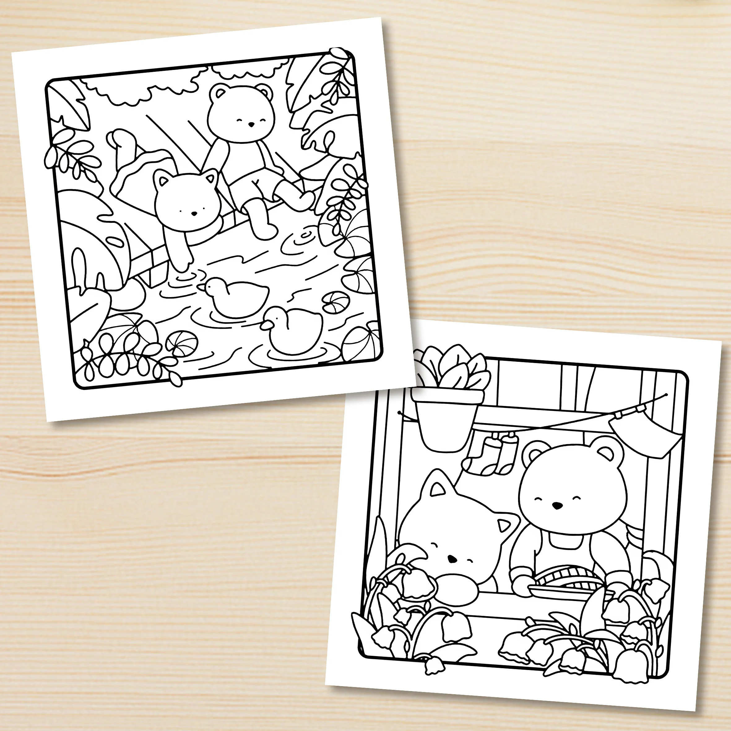 SUMMER LOVE Bold-easy Patterns Coloring Book for Adults Cute Drawing Book Perfect Gift for Party and Birthday