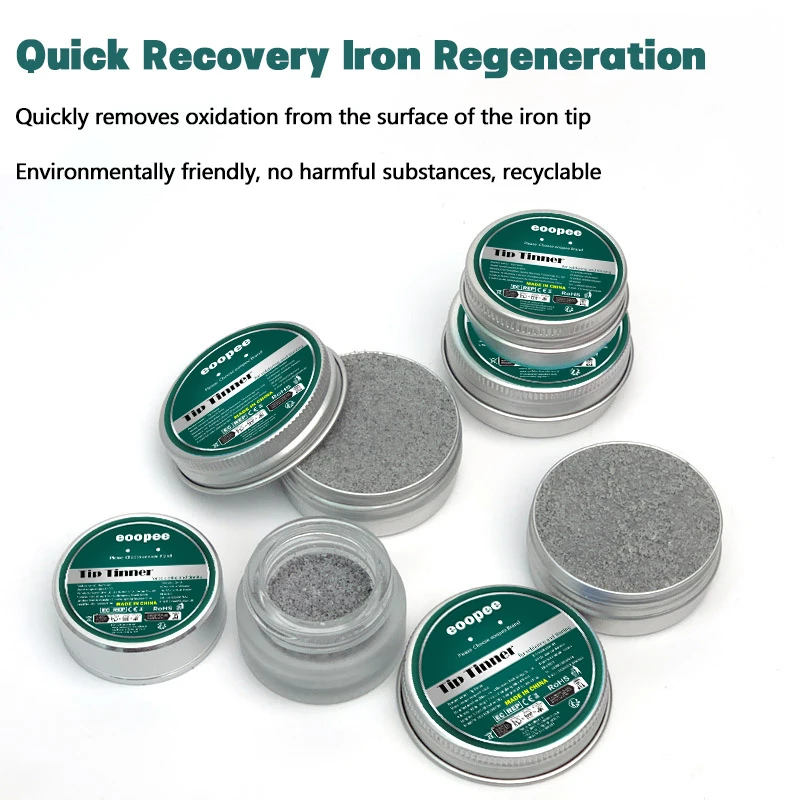 Eoopee Soldering Iron Tip Refresher Non-stick Tin Solder Cream Clean Paste Oxide Solder Iron Tip Refresh Tip Tinner Activator