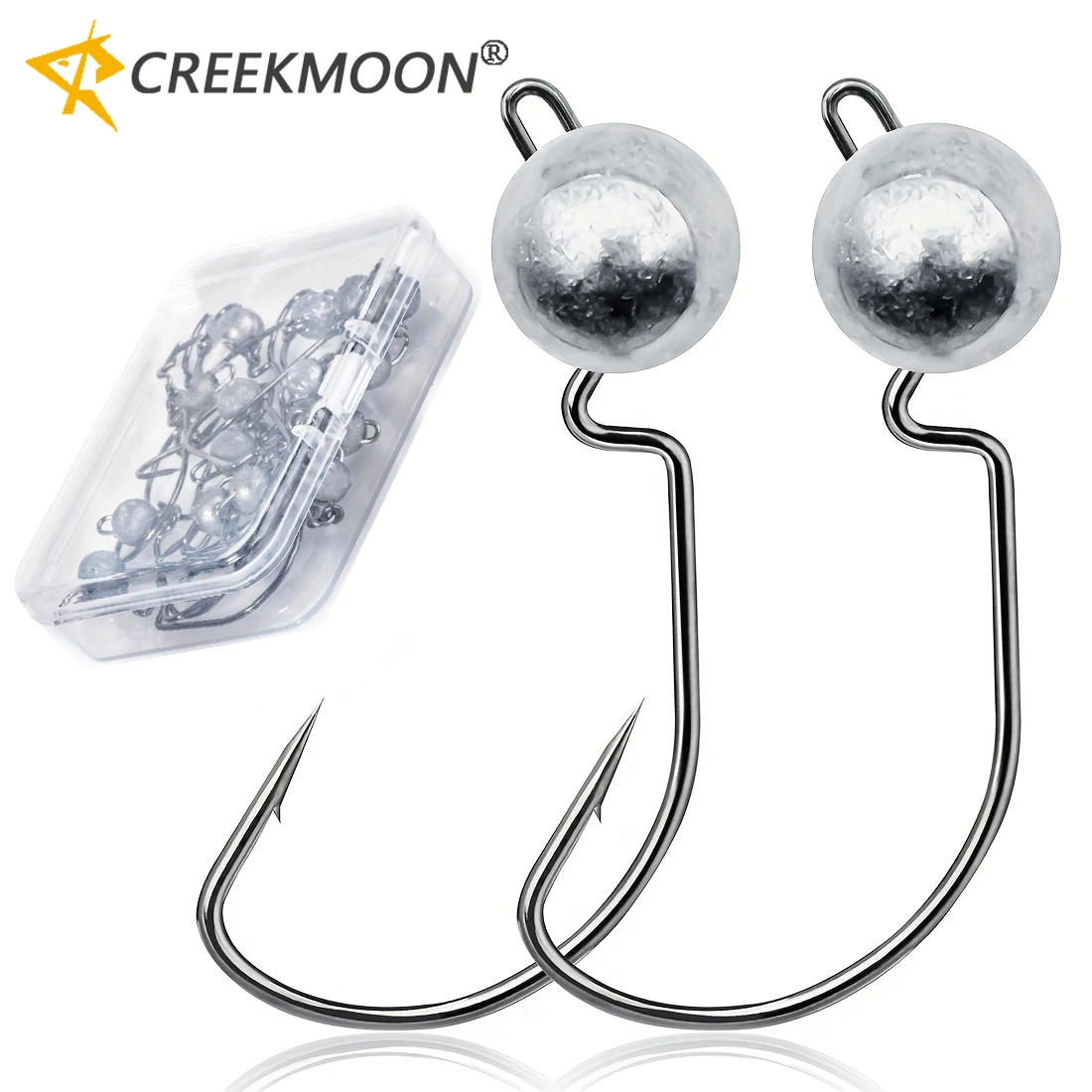 

10 шт./кор. утяжеленные круглые крючки с джиг-головкой 3,5 г, 5 г, 7 г, 10 г, острые колючие крючки для мягкой приманки, карпа, окуня, морской пресноводной рыбалки