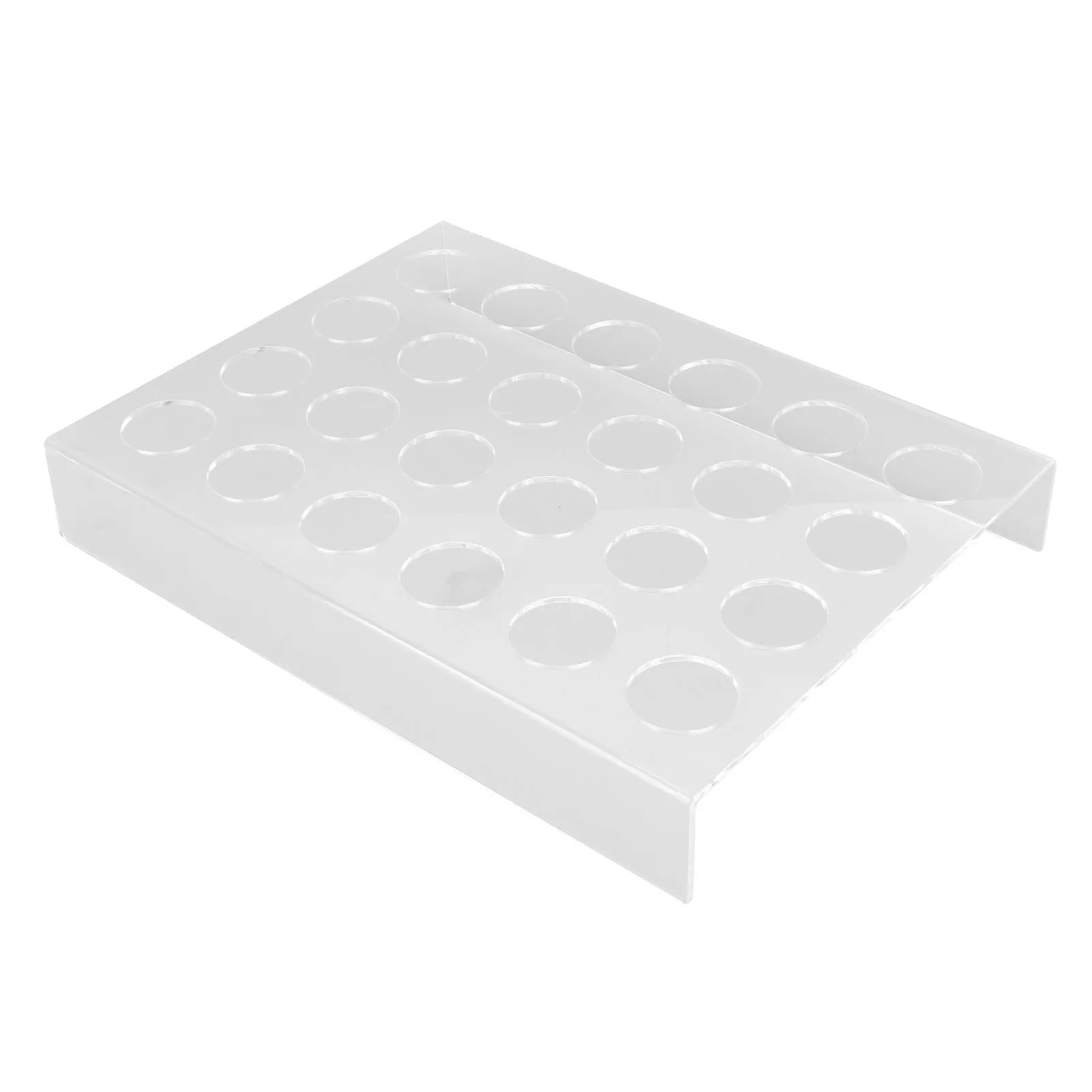 Coffee Pod Drawer Holder Storage Tray Holds 24 Pods Clear Acrylic U Shape Coffee Capsule Organizer for Kitchen Countertop