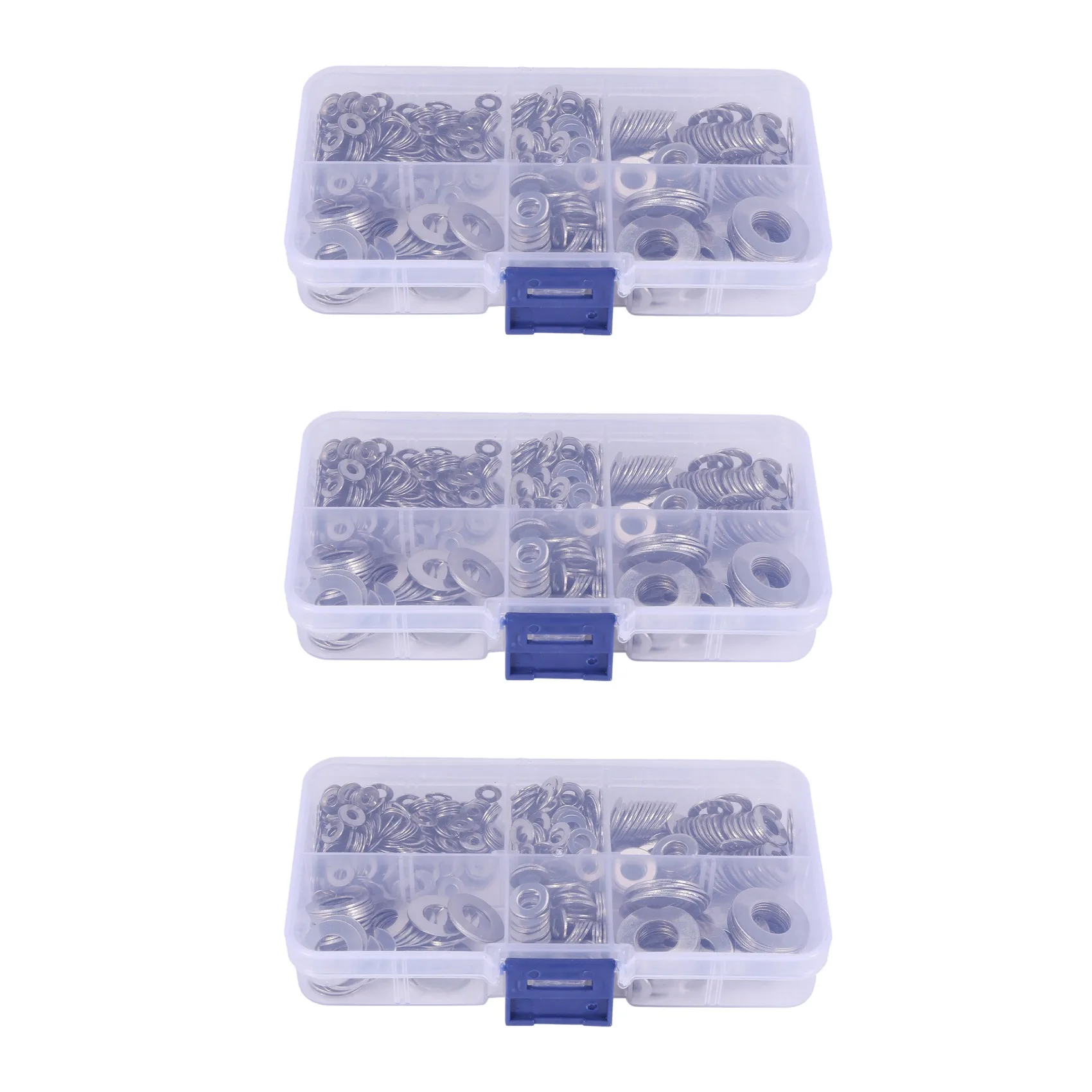 THIVN-1980 Pcs M3 M5 M6 M8 M10 Washer Spacers Stainless Steel Flat Washer Plain Gasket Spacers Kit Screw Bolt Fastener