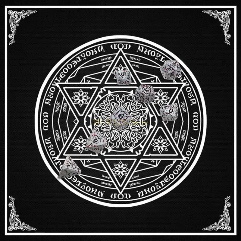 M5TC Tarot Tablecloth Guidance Board Game Divination Rug Divination Tarot Cloth