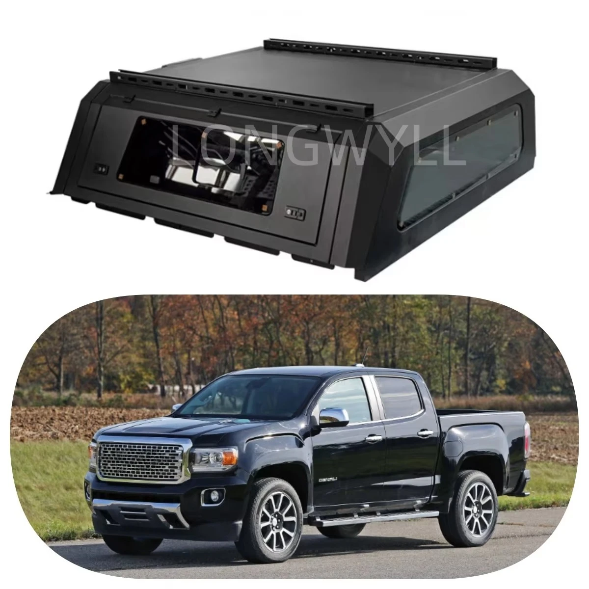 

Heavy-Duty Aluminum Alloy SmartCap Truck Bed Tonneau Cover Retractable Waterproof Anti-Rust Pickup Locking for Canyon
