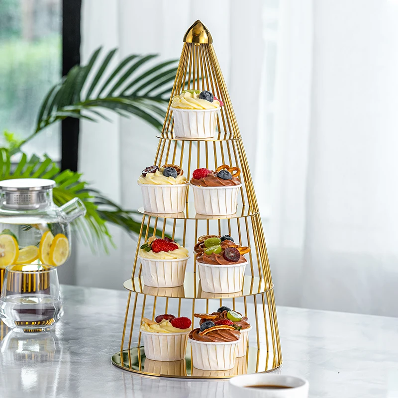 

Wedding dessert table ornament display rack, three-layer dessert cake rack, afternoon tea snack rack, cold meal tea break table