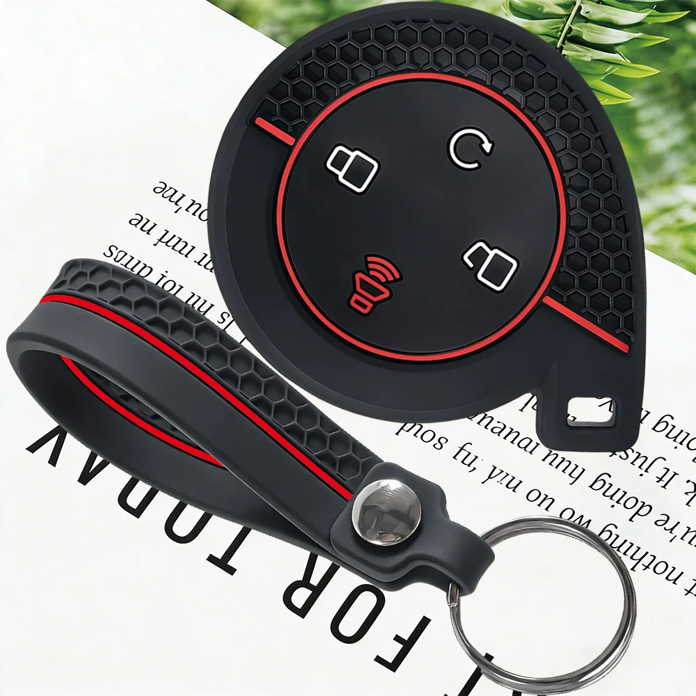 Silicone for Great Wall Mountains Seas POER Truck GWM P Series Pickup GWM Cannon Alpha‌‌ Car Key Case Soft Remote Cover Shell