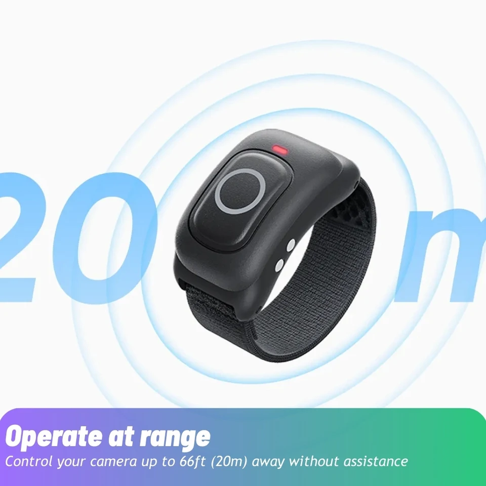 

Insta360 Ring Remote 20m 66ft Mini Thumb Control IPX7 RC For Insta 360 GO Ultra X5 Ace Pro 2 X4 Air Original Accessories