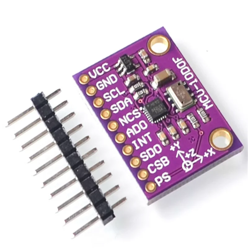 MCU-117 MPU9250/MS5611 High-precision 9-axis 10DOF Attitude Module SPI/IIC Communication Module