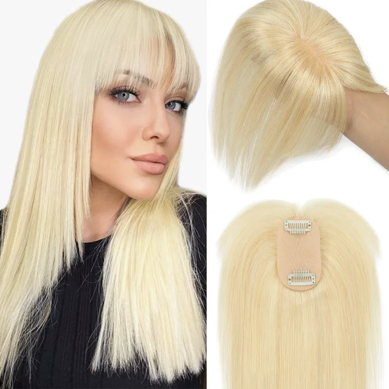 

Накладка для волос One Piece High Quality 5x9 см на невидимой кружевной основе с 2 клипсами, натуральные человеческие волосы для тонких волос, для ежедневного использования, скрывает седину