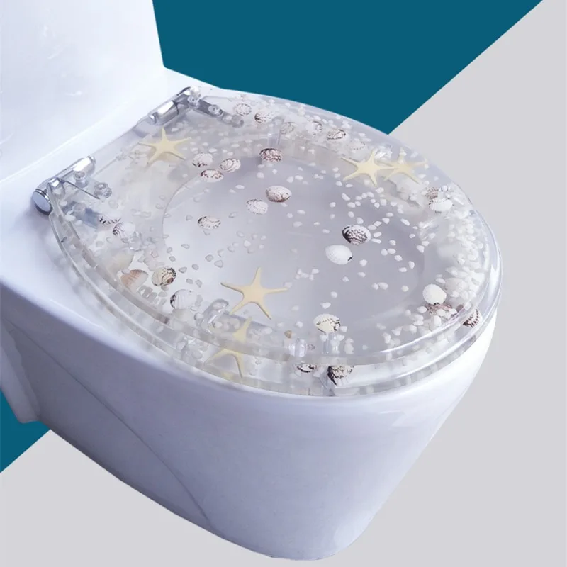 

Старомодный чехол на сиденье унитаза — универсальная утолщенная смола для смыва унитазов, петля из нержавеющей стали