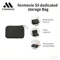 Formovie S5 dedicated storage bag with matte black texture, portable and protective, suitable for multiple scenarios