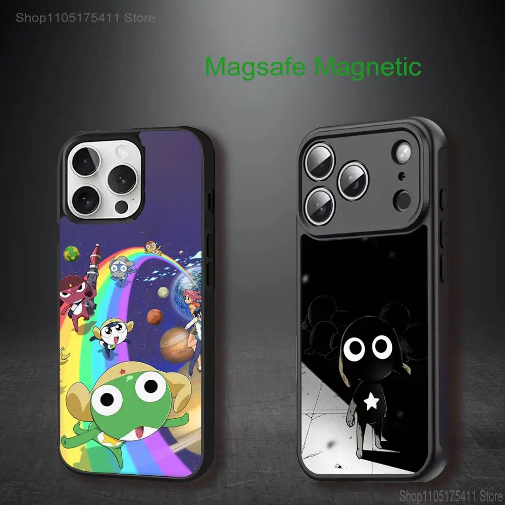 

Keroro Gunsou Anime Phone Case For iPhone 17,16,15,14,13,12,11,Pro,Max,Plus,Mini,SE4,E Magnetic Magsafe Wireless Charging