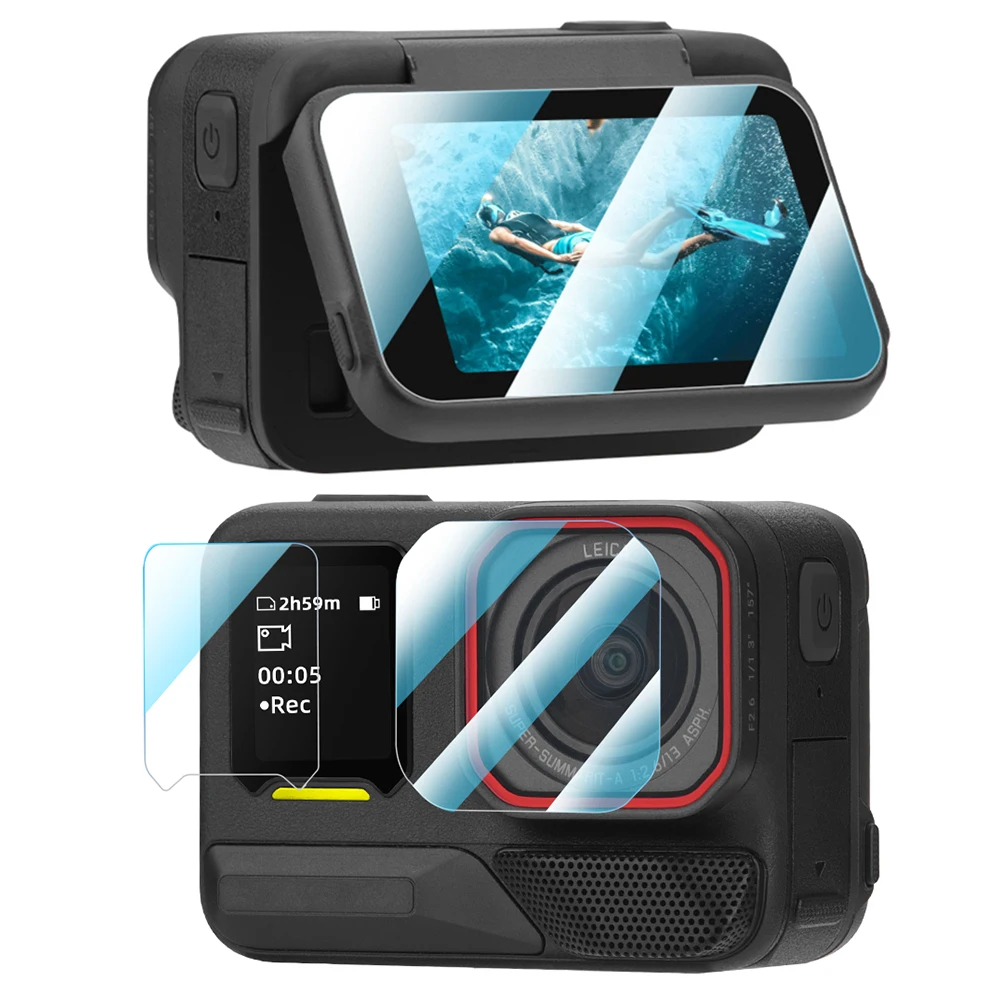 Tempered Glass Lens Screen Protector Screen Protector Camera Lens Protector for Insta360 Ace Pro 2 Protection Accessories Set
