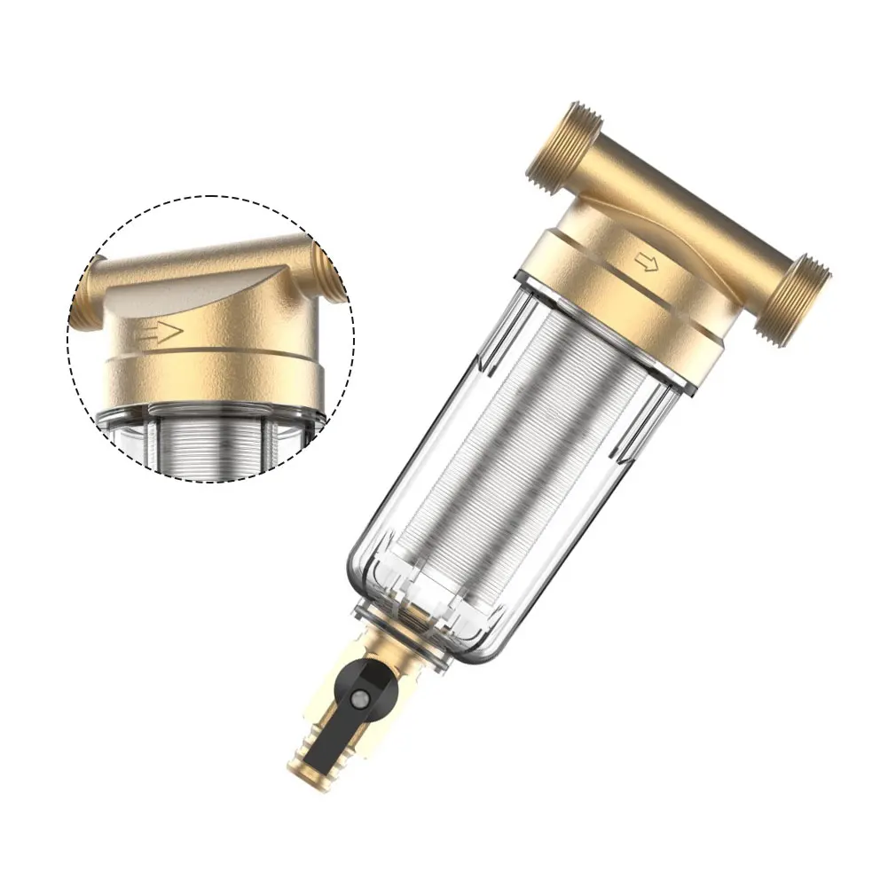 

1 шт. многоразовый фильтр от осада, вращающийся фильтр от осада для домашних систем фильтрации, фильтр от осада для всего дома