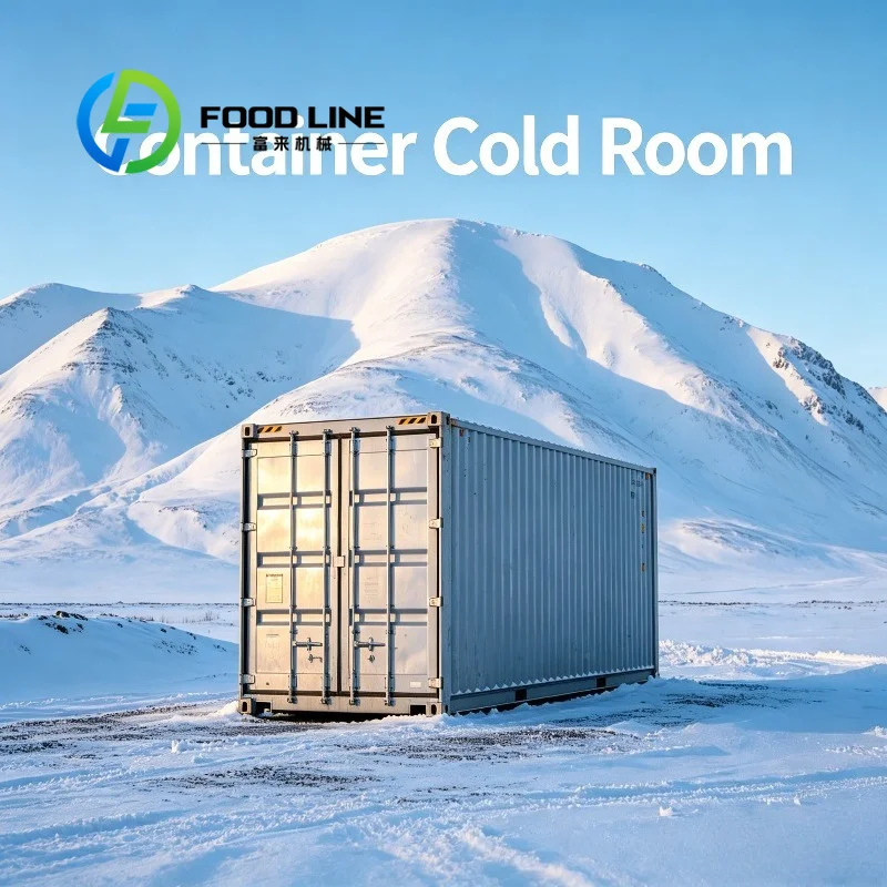 Nut Processing 20Ft Container Cold Room Sealed Container Cavity Prevent Nut Oxidation During Small Batch Low Temperature Storage