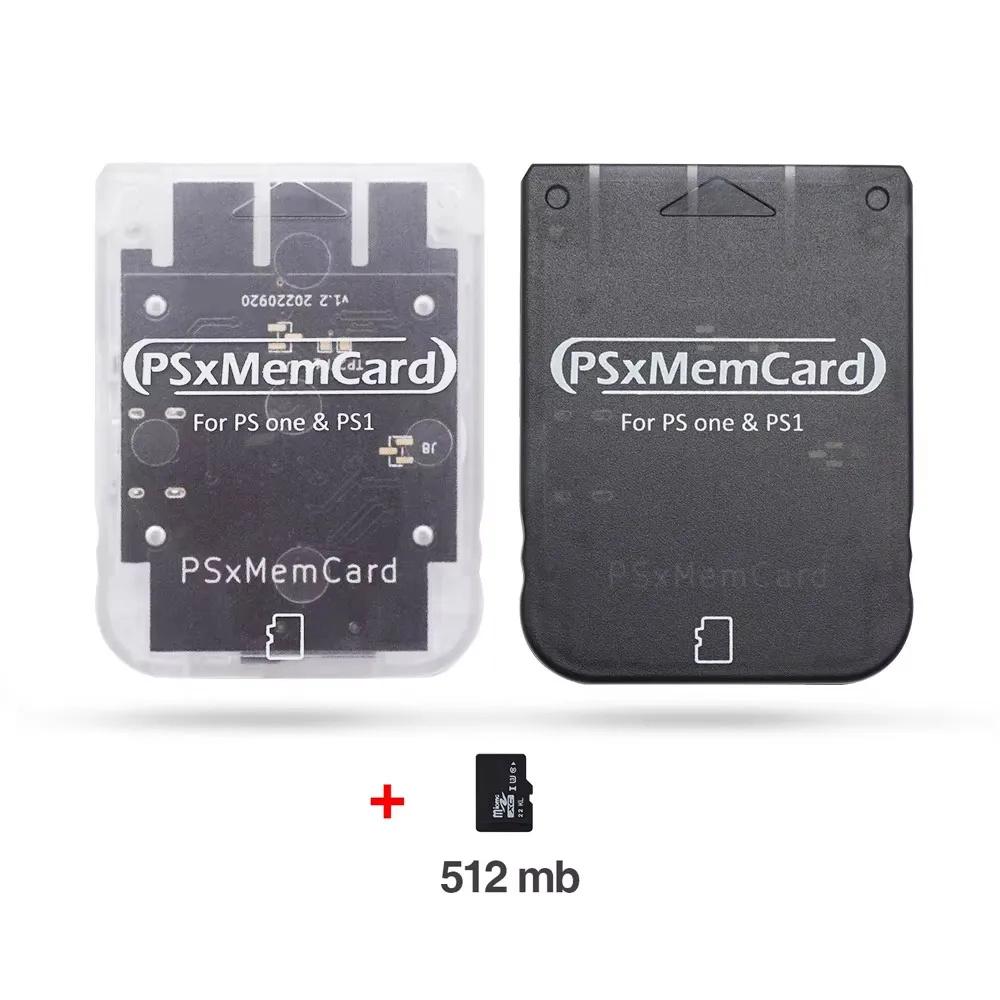 Scheda di memoria PSxMemCard PSX Salva dati Scheda di gioco per PlayStation PS1 PS One Console di gioco Supporto Scheda MicroSD