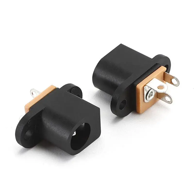 DC017 power socket DC-017 5.5X2.1mm tripod, straight plug vertical, DC power socket