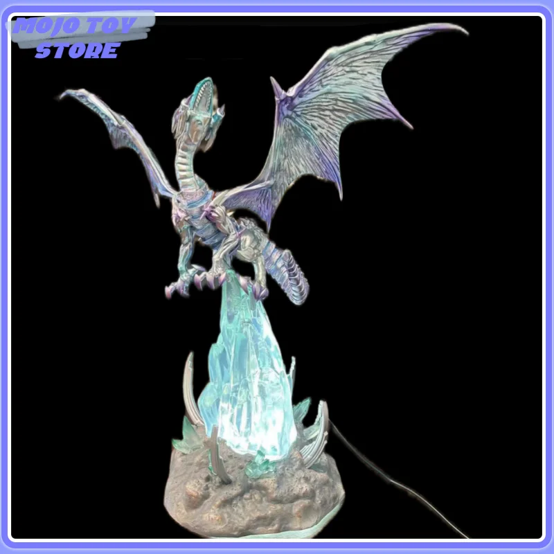 45CM Yugioh Blue-Eyes White Dragon Anime Peripheral Pv C Action Figure Anime Figure Collection Doll Desktop Ornament Toy Gift