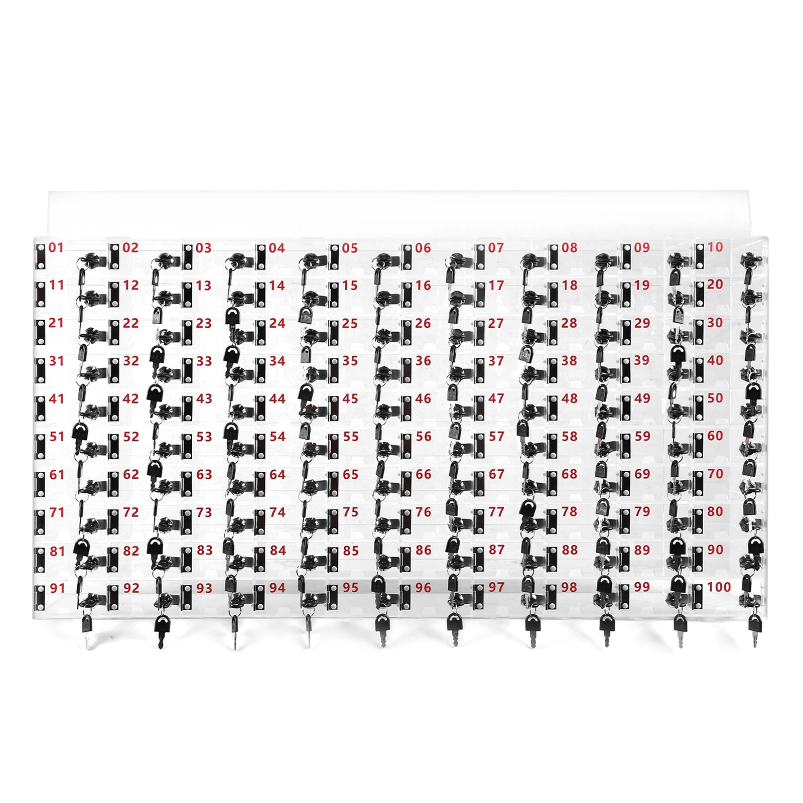 

Шкаф для хранения телефонов на 100 слотов с замками и ключами, прозрачный акриловый шкаф для телефонов для фабрик, классов, офисов