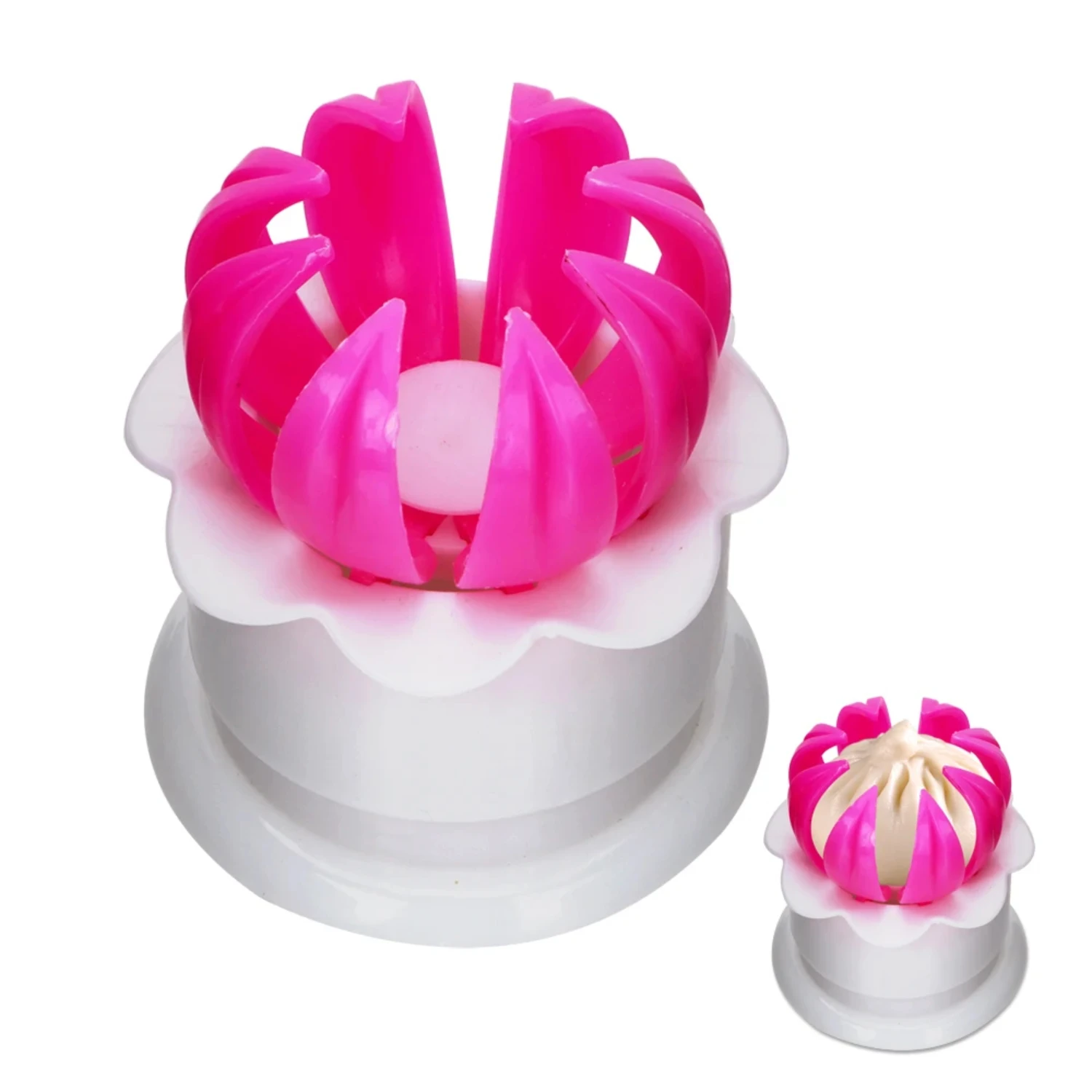 

DIY Chinese Baozi Mold Baking and Pastry Tool Pastry Pie Dumpling Maker Steamed Stuffed Bun Making Mould 1Pcs