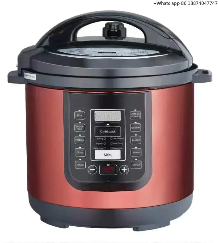 High Quality pressure cooker ceramic Electric Pressure Cooker Stainless Steel Multi 6L Capacity Pressure Pot Cookers