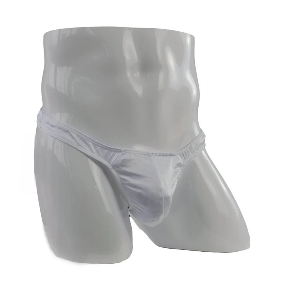 

Ultra-thin T-back Panty Color Mens Underwear Sexy Sissy Pouch Satin T back Thong G string Lingerie Underwear for Men