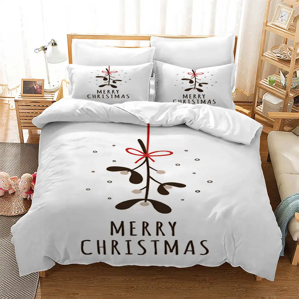 Duvet Cover Set Christmas Bedding Set 3d Bedding Digital Printing Bed Linen Queen Size New Year Fashion Design Children Gift