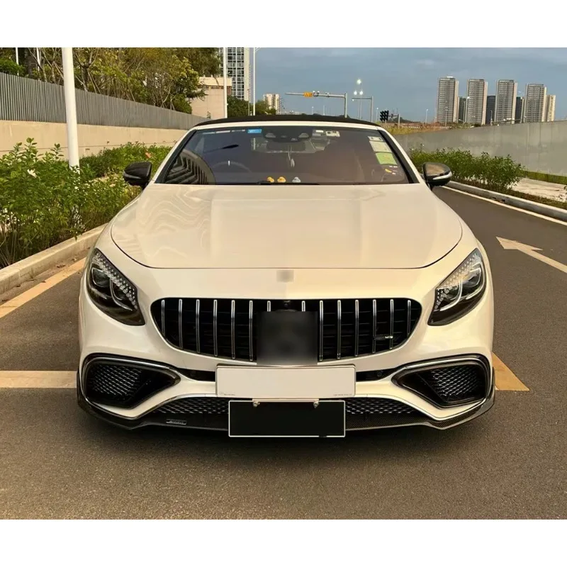 Carbon Fibre Body Kits for Mercedes-S-class S63 S65 W217 to for Brabus Facelift Executive Front & Rear Surrounds Covers