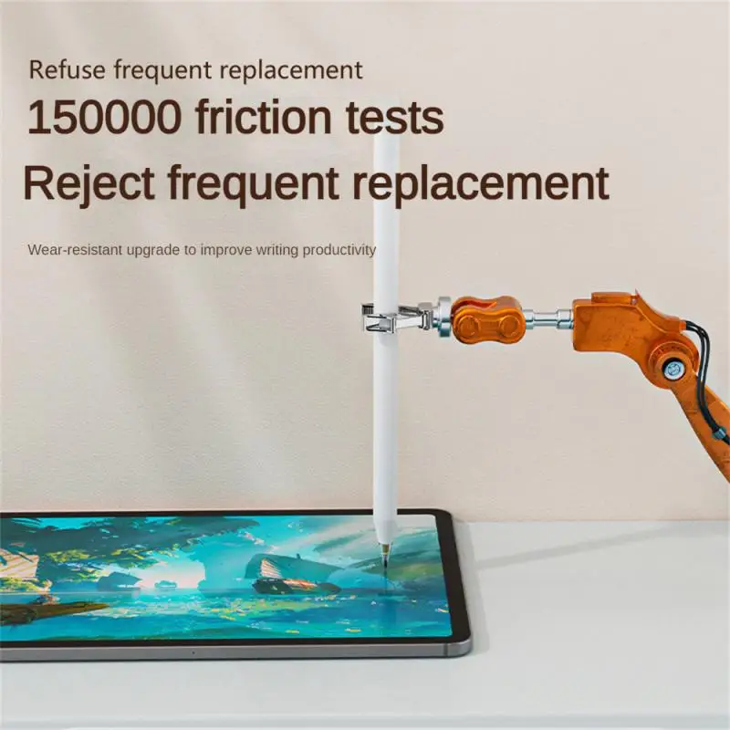 Replace Pen Tip Plastic Mute Pencil Feel Wear Resistance Anti-slip Capacitive Pen Capacitive Pen Nib White Shell Transparent