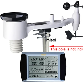 MISOL/professional weather station/PC connection wind speed wind direction rain meter pressure temperature humidity WS1080