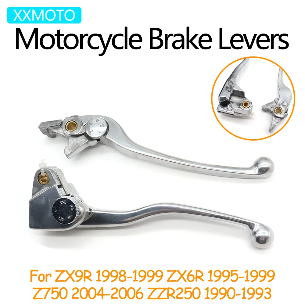 

For Kawasaki ZX9R ZX-9R 98-99 ZX6R ZX-6R 95-99 ZX 9R 6R Z750 04-06 ZZR250 ZZR 250 90-93 Motorcycle Brake Levers Clutch Levers