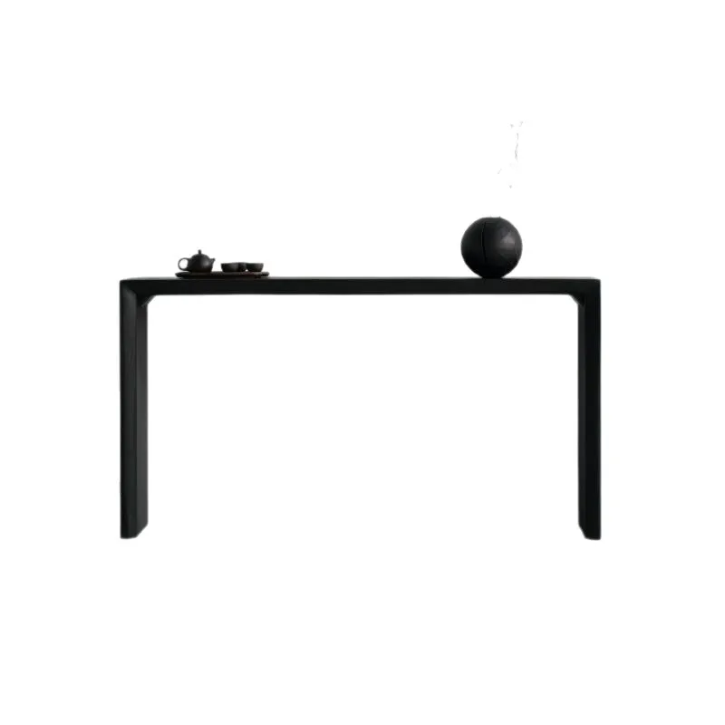 

Wabi, carbonized, ash wood, living room, partition, entrance, light luxury, new Chinese style