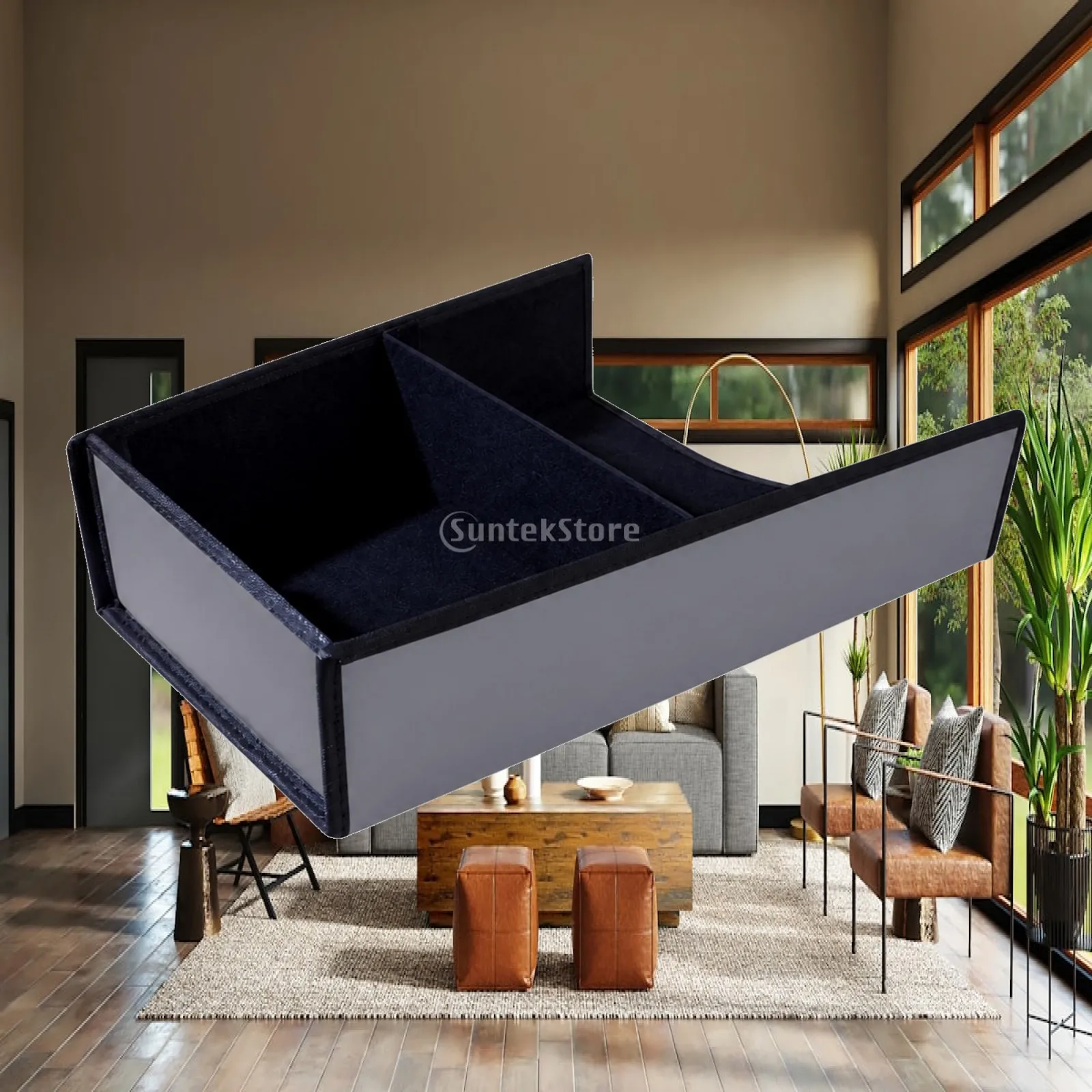 Boîte de rangement pour console inférieure de Sienna, modèle Granvia, organisateur de console centrale compartimenté, sur mesure
