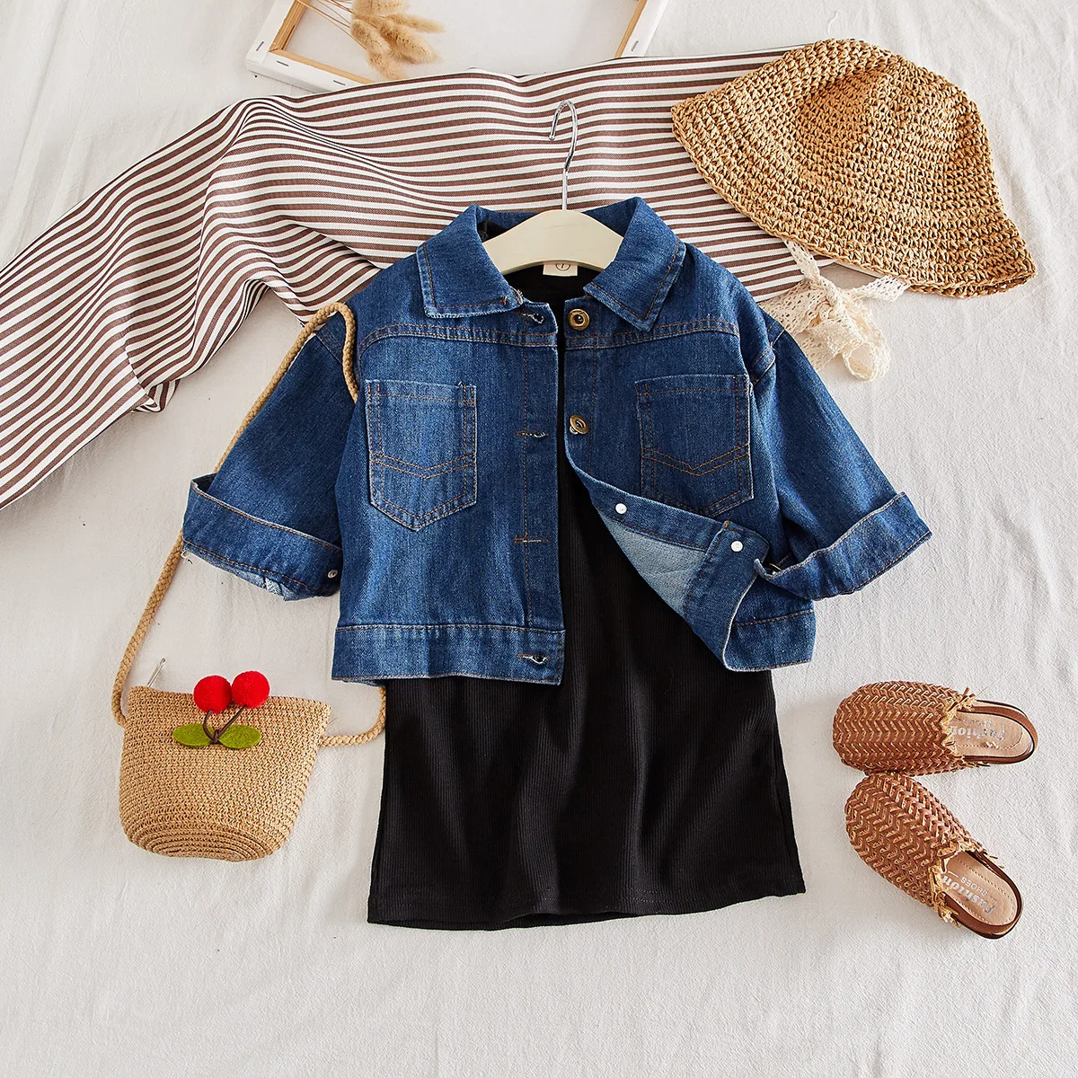 2026 Girls kids' Sets And Outfits Autumn 2pcs Sets Cute Chic Style Children Clothing Arrival  2-10Years