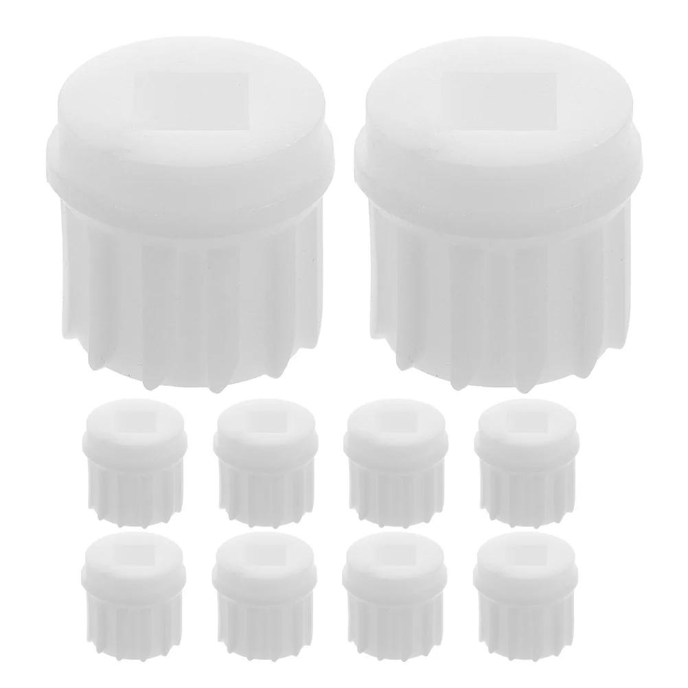 

10pcs Meat Grinder Accessories 12 Tooth Plastic Gear Replacement Spiral Bushing For Sausage Stuffer Tool Kitchen Meat