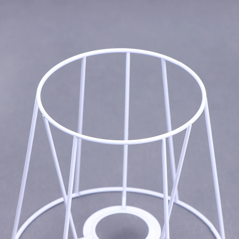 Lampshade Frame Replacement Iron Wire Lamp Cover DIY Ring Lamp Shade Supply