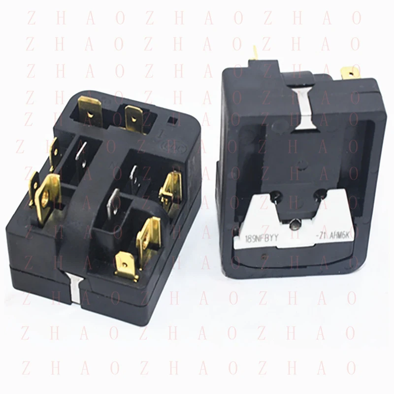 L+2pcs for Universal 6SP9018 Refrigerator Compressor Starter PTC Relay Protector Part
