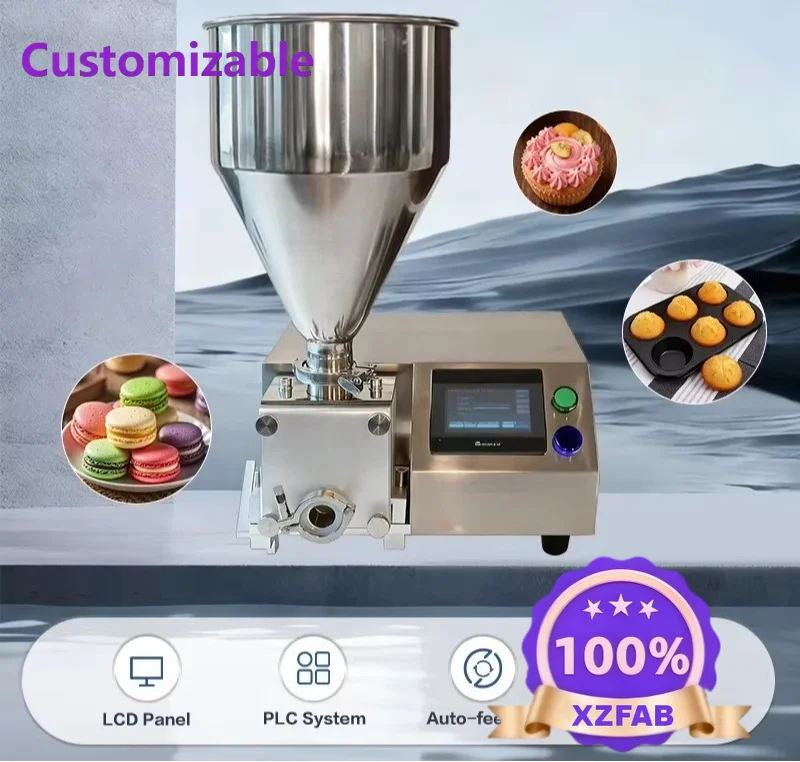 Factory Direct 2026 Cake Donut Filling Machine Pastry Cream Jam Injector Depositor for Bakery Biscuit Cupcake Eclair Butter