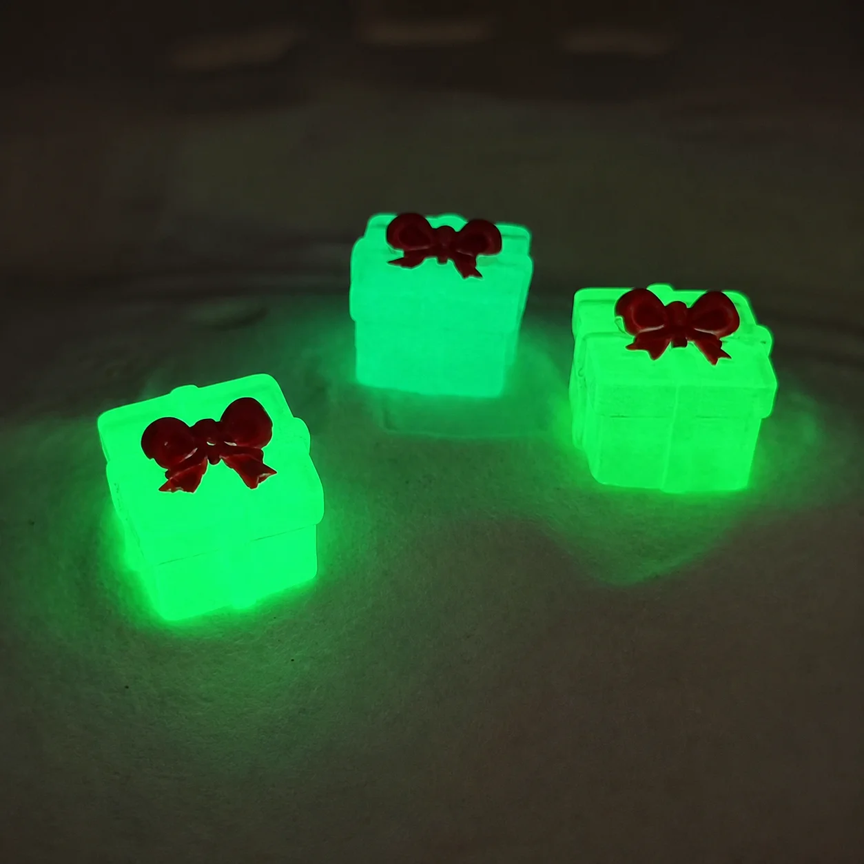 Micro Landscape Ornament Cute Tabletop Decorative Ornament Resin Christmas Decoration Square DIY Decoration Accessory For Micro