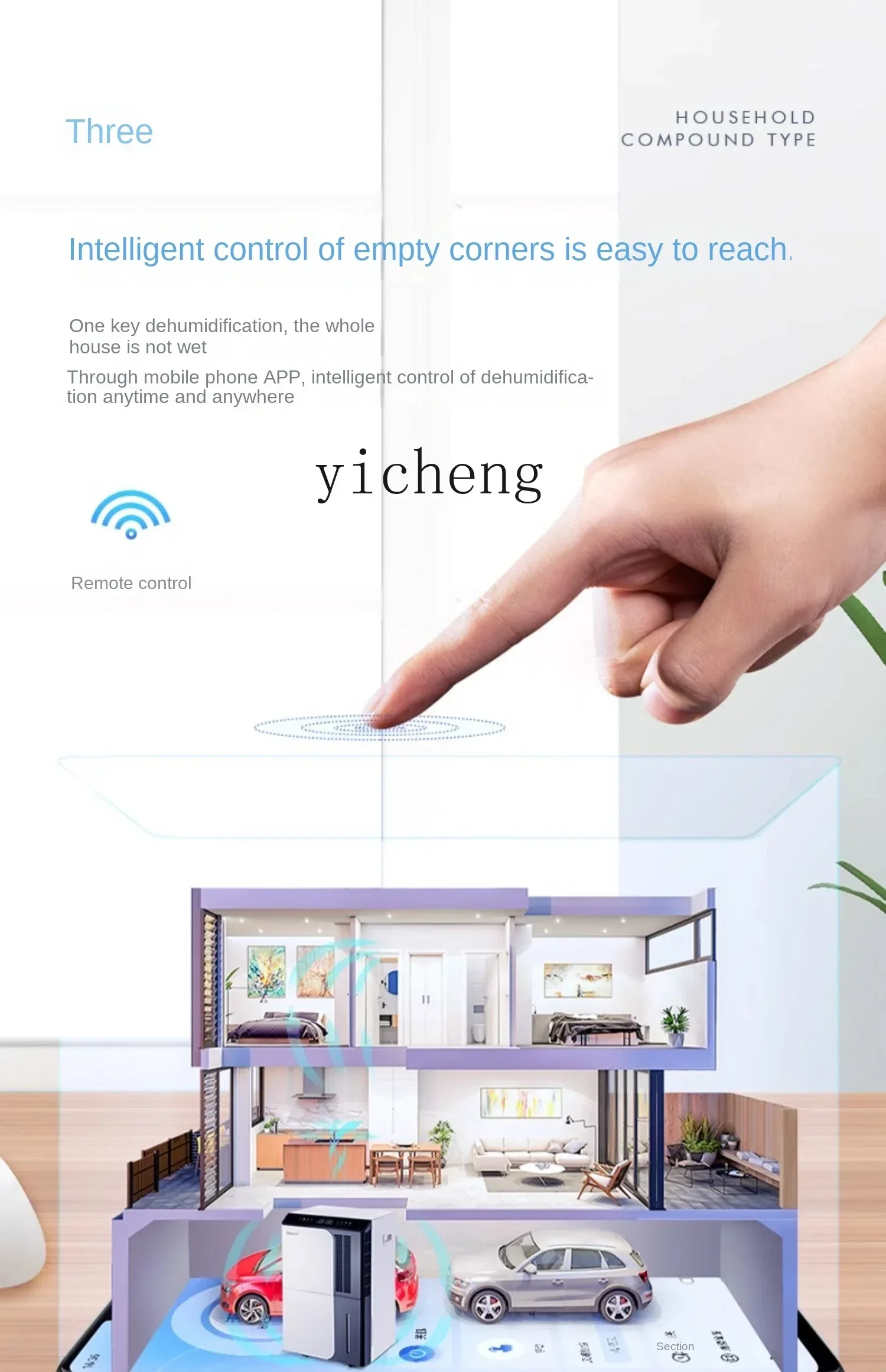 مزيل الرطوبة المنزل الطابق السفلي فيلا مزيل الرطوبة مزيل الرطوبة الصناعي عالية الطاقة #6