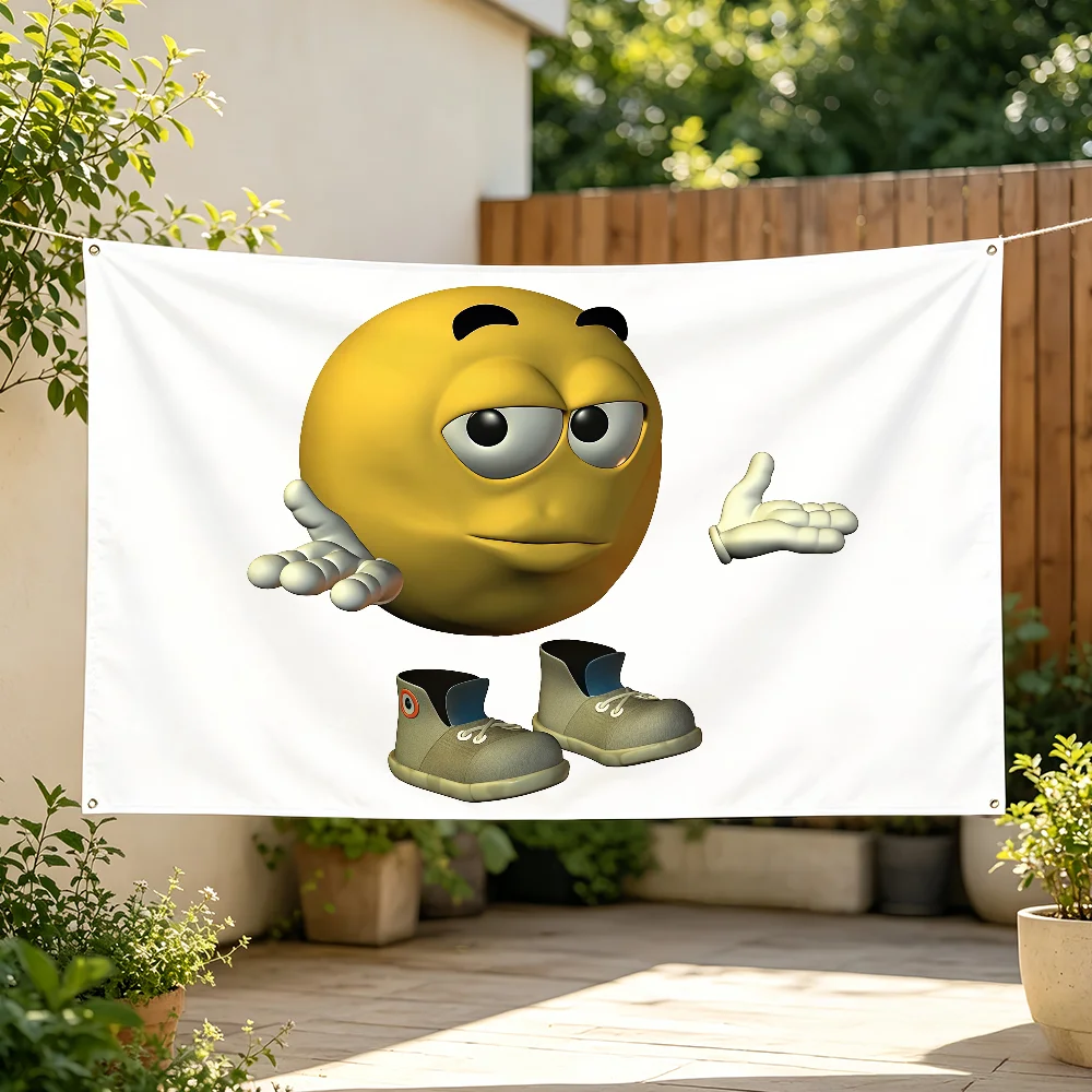 Fashion Flag For Sports Matches  Games Parade Rally Holiday Festival M-M&Ms-S  Backyard Balcony Club Bar Decor
