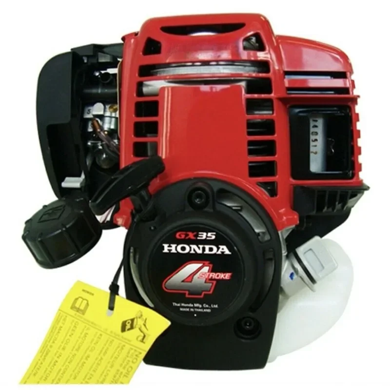 GX35 Боковое крепление, 4 хода, 5 в 1, газовый станок для резки травы, роторные ножницы для сорняков, косилка, многофункциональные садовые электроинструменты
